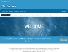 Tablet Screenshot of destonians.com